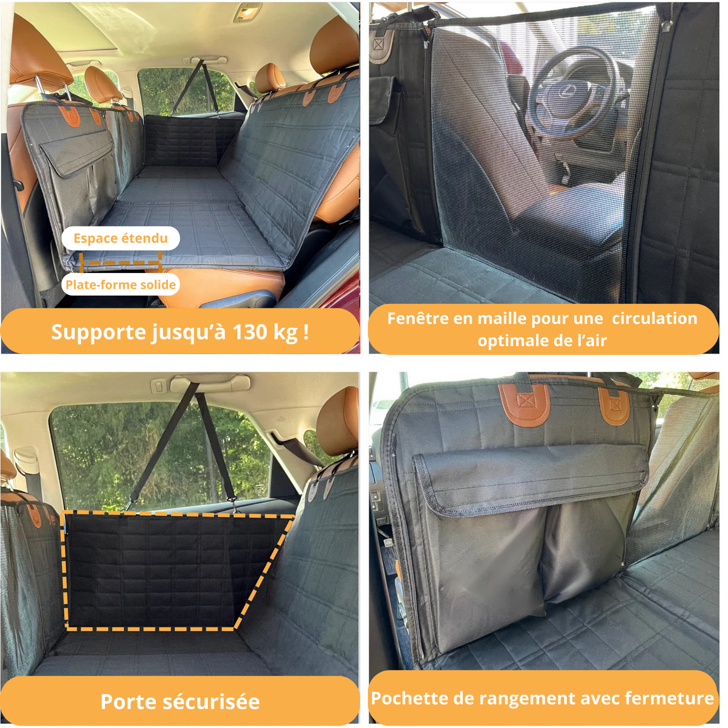 Luxory ™ - Couverture de Siège-auto Pour Animaux