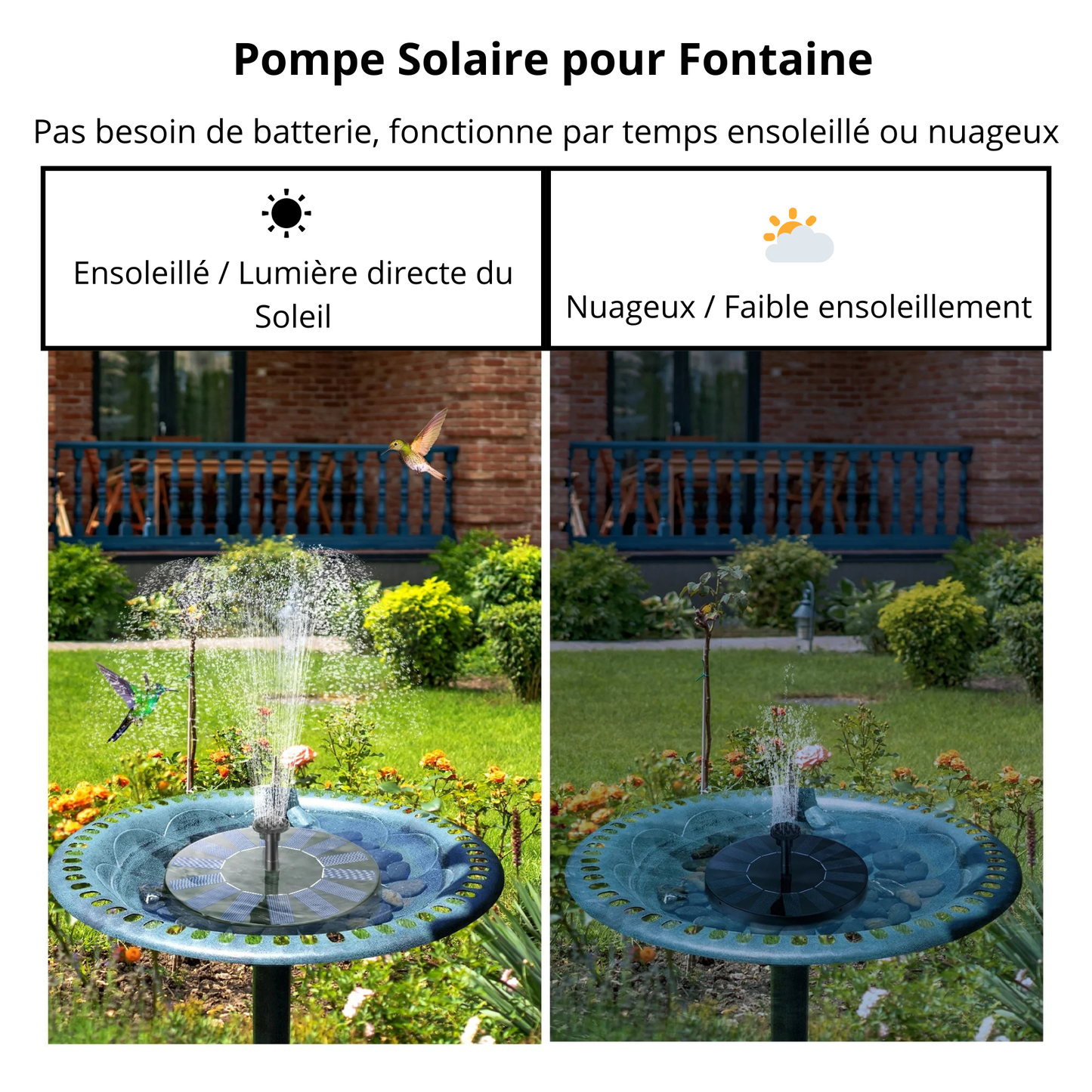 MyLuxory ™ - Fontaine Solaire Magique